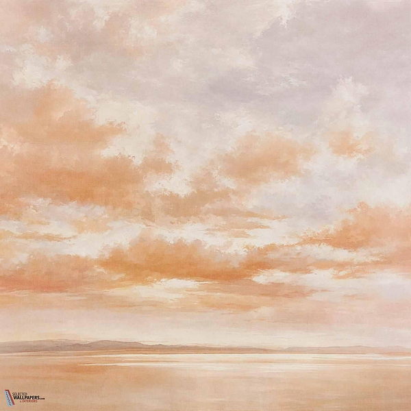 Cumulus Clouds wallpaper-Coordonne-Coral-Non Woven-M2-Selected Wallpapers-Interiors