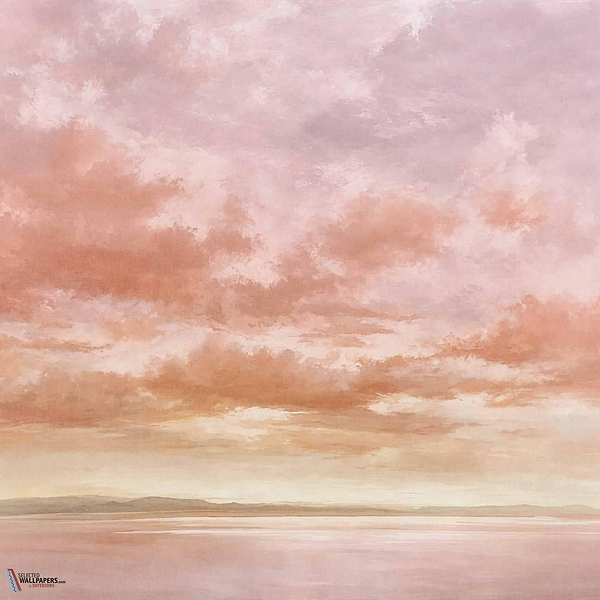 Cumulus Clouds wallpaper-Coordonne-Peach-Non Woven-M2-Selected Wallpapers-Interiors