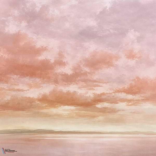Cumulus Clouds wallpaper-Coordonne-Peach-Non Woven-M2-Selected Wallpapers-Interiors