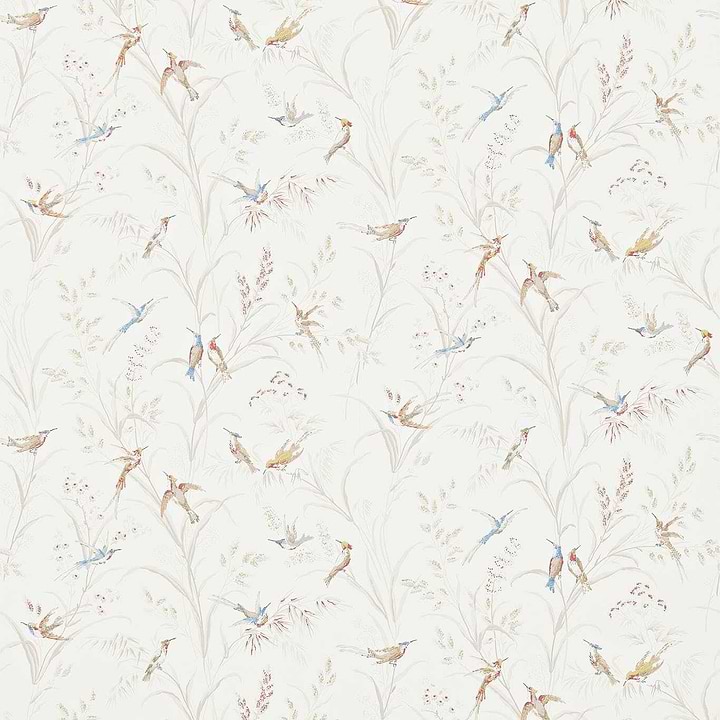 Tuileries behang-Sanderson-Taupe/Multi-Rol-Selected Wallpapers-Interiors