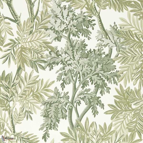 Tapestry trees behang-Sanderson-Forest/willow-Rol-Selected Wallpapers-Interiors