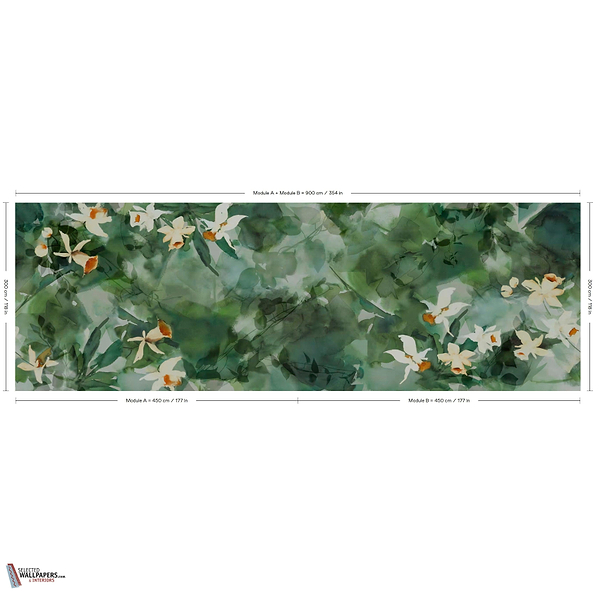 Daffodil Dream behang-Glamora-Selected Wallpapers-Interiors