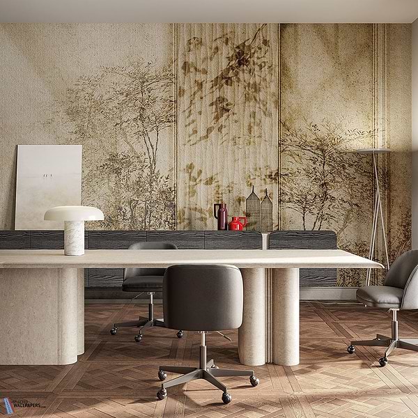 Dahlia-Behang-Tapete-Inkiostro Bianco-Selected Wallpapers