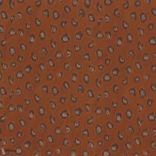 Daim stof-Casamance-fabric-Terracotta-Meter (M1)-Selected-Wallpapers-Interiors