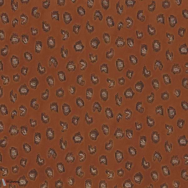 Daim stof-Casamance-fabric-Terracotta-Meter (M1)-Selected-Wallpapers-Interiors