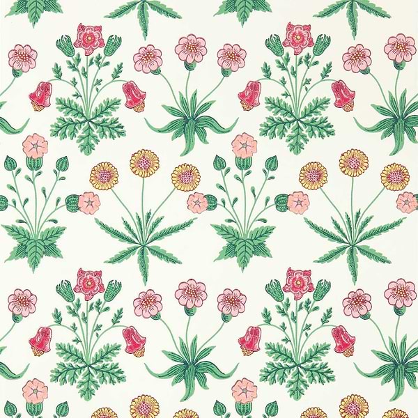 Daisy-behang-tapete-wallpaper-Morris & Co-Strawberry Fields-Rol-Selected-Wallpapers-Interiors