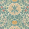 Daisy & Oak behang-Morris & Co-Madder/Teal-Rol-Selected Wallpapers-Interiors