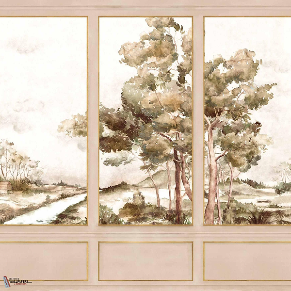 Damaskus View behang-Coordonne-Coffee-Non Woven-M2-Selected Wallpapers-Interiors