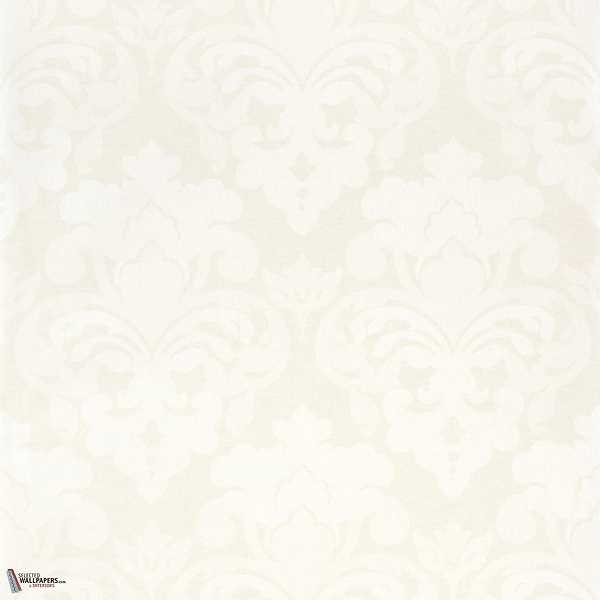 Darcy Damask behang-Anna French-Pearl on off white-Rol-Selected Wallpapers-Interiors