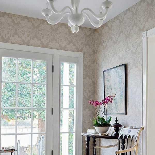 Darcy Damask behang-Anna French-Selected Wallpapers-Interiors