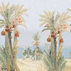Date Palm behang-1838 wallcoverings-Sand-Set-Selected Wallpapers-Interiors
