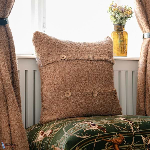 Decke Kussen-Mind the Gap-Kissen-Cushion-Brown-50 x 50 cm-Selected Interiors