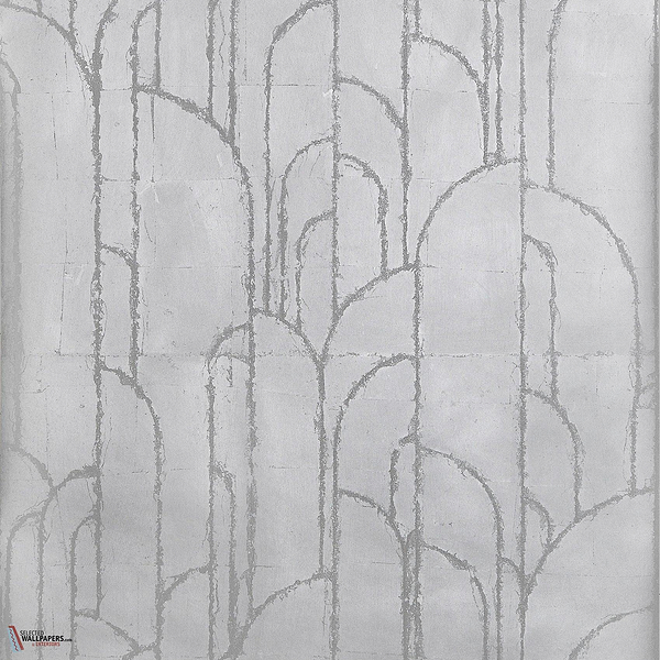 Deco Moon behang-Thibaut-Silver-Rol-Selected Wallpapers-Interiors