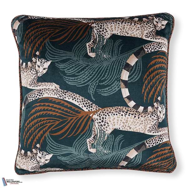 Delilah Velvet Kussen-Kussen-Romo-Kissen-Cushion-Tuscan Teal-50 x 50 cm-Selected Interiors