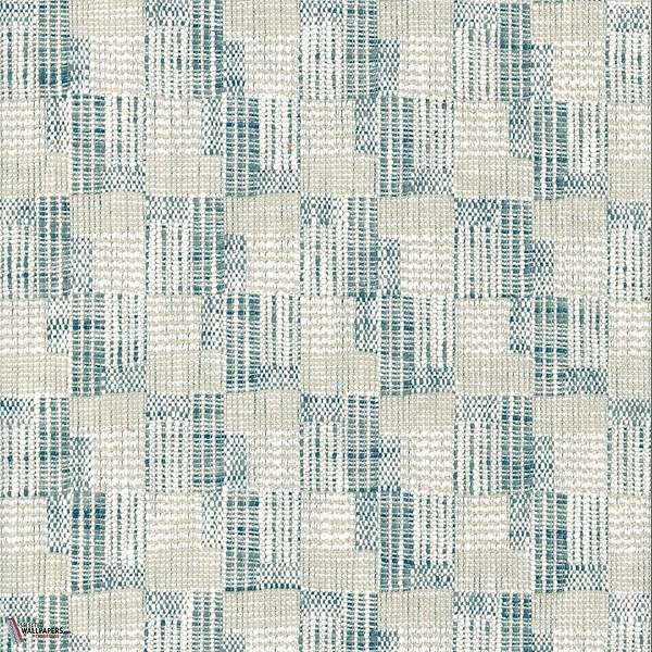 Dena stof-Casamance-Bleu baltique-Meter (M1)-Selected Wallpapers-Interiors