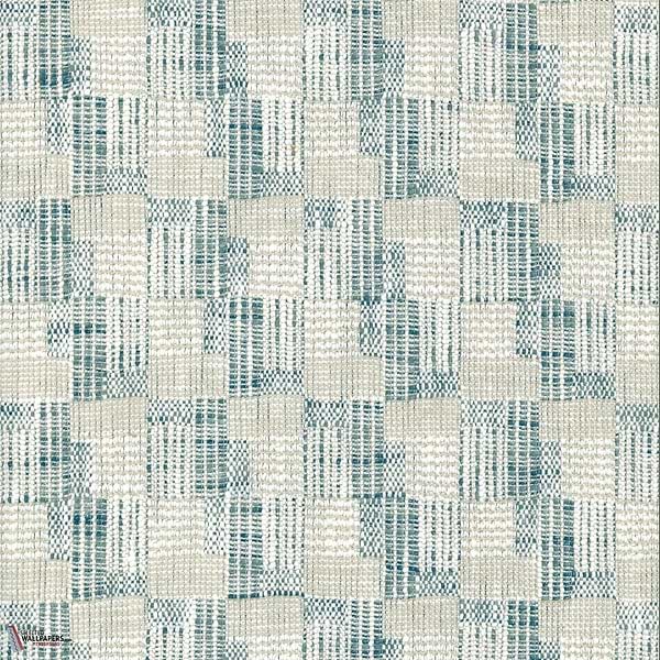Dena stof-Casamance-Bleu baltique-Meter (M1)-Selected Wallpapers-Interiors