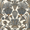 Denderah-behang-Tapete-Casamance-Blanch/Mordoré-Rol-76130100-Selected Wallpapers