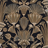 Denderah-behang-Tapete-Casamance-Noir/Mordoré-Rol-76130610-Selected Wallpapers