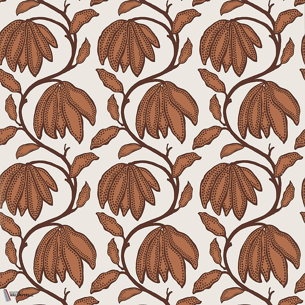 Desert flower behang-Thibaut-Ochre-Rol-Selected Wallpapers-Interiors