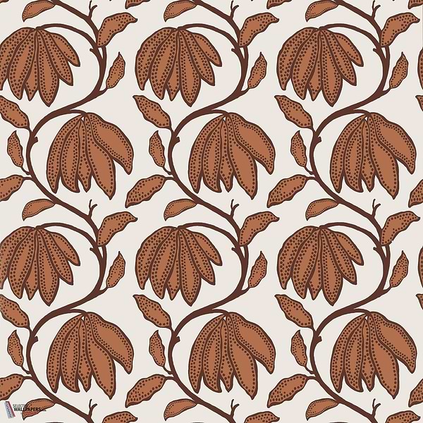 Desert flower behang-Thibaut-Ochre-Rol-Selected Wallpapers-Interiors
