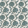 Desert flower behang-Thibaut-Wild sage-Rol-Selected Wallpapers-Interiors