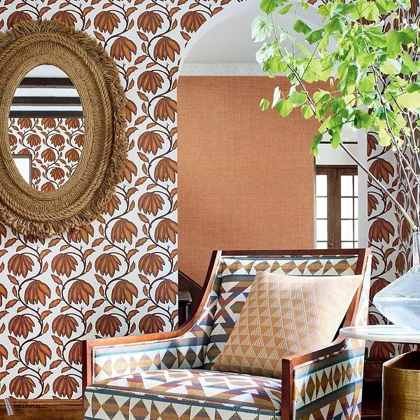 Desert flower behang-Thibaut-Selected Wallpapers-Interiors
