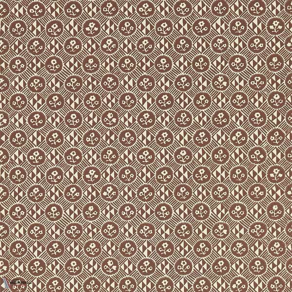 Diamonds & Flowers behang-Zoffany-Bordeaux-Rol-Selected Wallpapers-Interiors