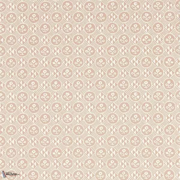 Diamonds & Flowers behang-Zoffany-Tuscan pink-Rol-Selected Wallpapers-Interiors