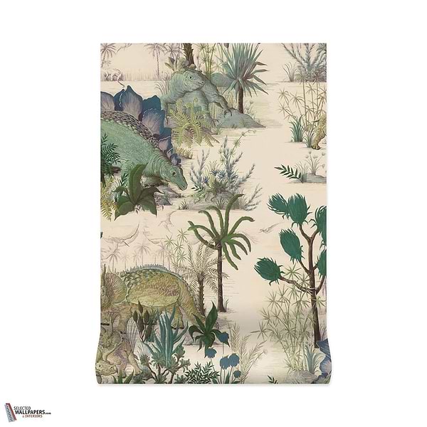 Dinosauria behang-House of Hackney-wallpaper-tapete-Ecru-200 cm-Selected-Wallpapers-Interiors