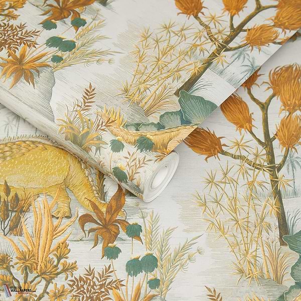 Dinosauria behang-House of Hackney-wallpaper-tapete-Selected-Wallpapers-Interiors