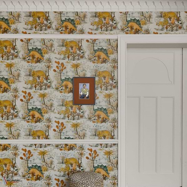 Dinosauria behang-House of Hackney-wallpaper-tapete-Selected-Wallpapers-Interiors