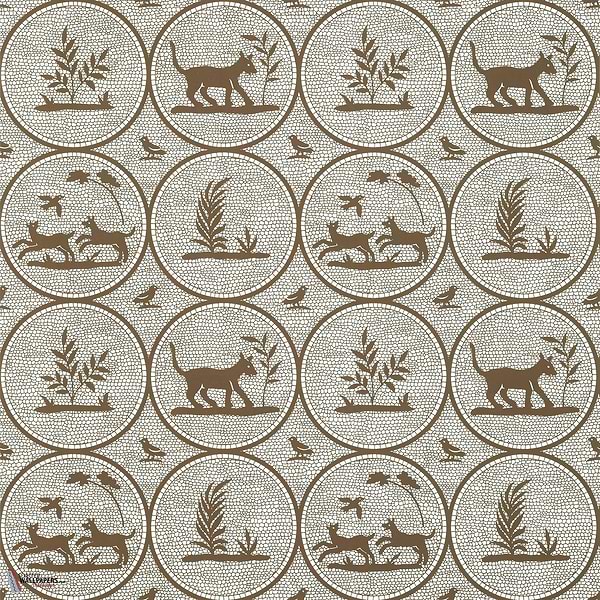 Dooley behang-Thibaut-Brown-Rol-Selected Wallpapers-Interiors