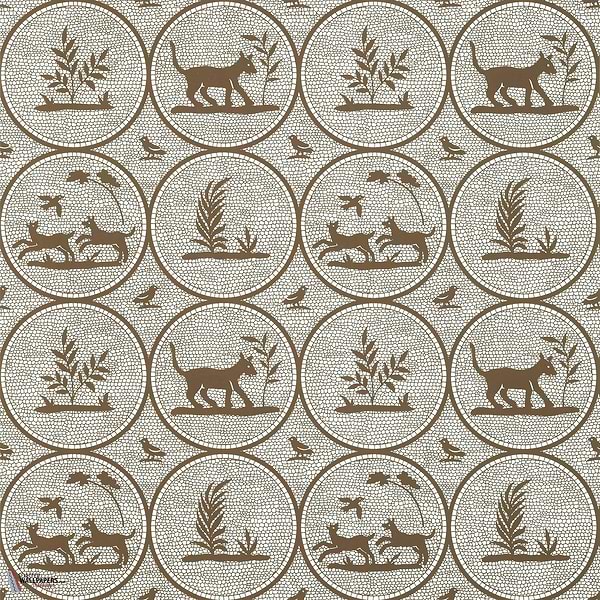 Dooley behang-Thibaut-Brown-Rol-Selected Wallpapers-Interiors