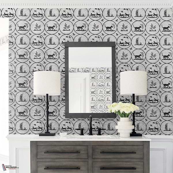 Dooley behang-Thibaut-Selected Wallpapers-Interiors