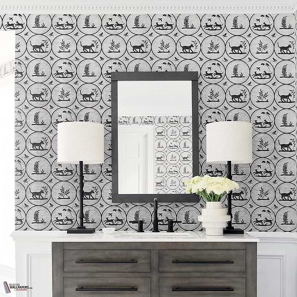 Dooley behang-Thibaut-Selected Wallpapers-Interiors