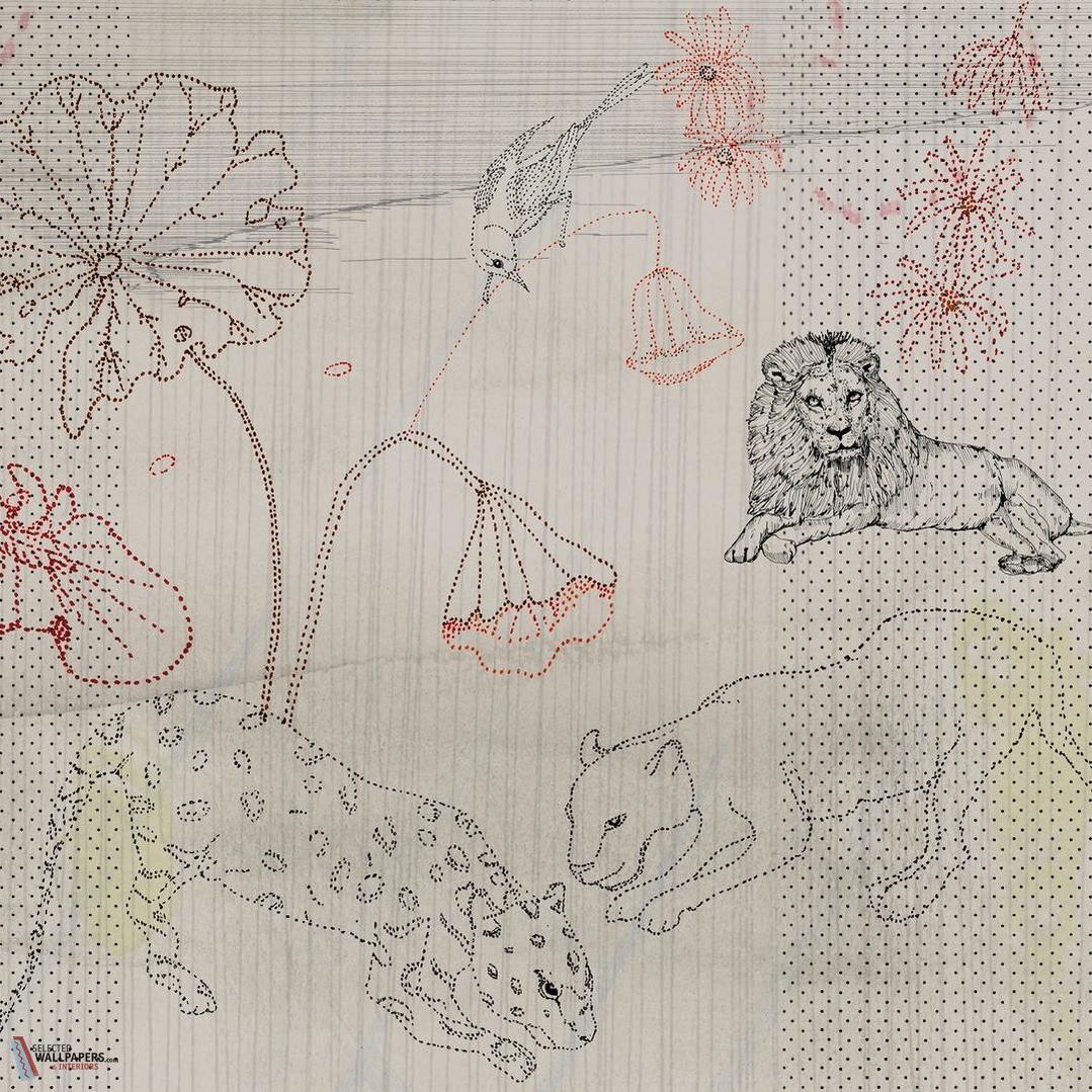 Dots wallpaper-Wall & Deco-02-d.ecodura Texture-M2-Selected Wallpapers-Interiors