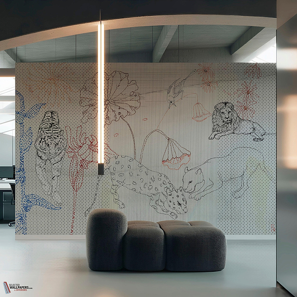 Dots wallpaper-Wall & Deco-Selected Wallpapers-Interiors