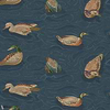 Duck Pond behang-Mulberry-wallpaper-tapete-Indigo-Rol-Selected-Wallpapers-Interiors