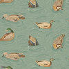 Duck Pond behang-Mulberry-wallpaper-tapete-Teal-Rol-Selected-Wallpapers-Interiors