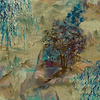 Dunhuang-Coordonne-behang-tapete-wallpaper-Blue Spirulina-Rol-Selected-Wallpapers-Interiors