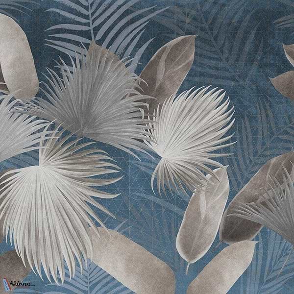 El Dorado-Tecnografica-wallpaper-behang-Tapete-wallpaper-Blue A-Fabric Vinyl-Selected Wallpapers