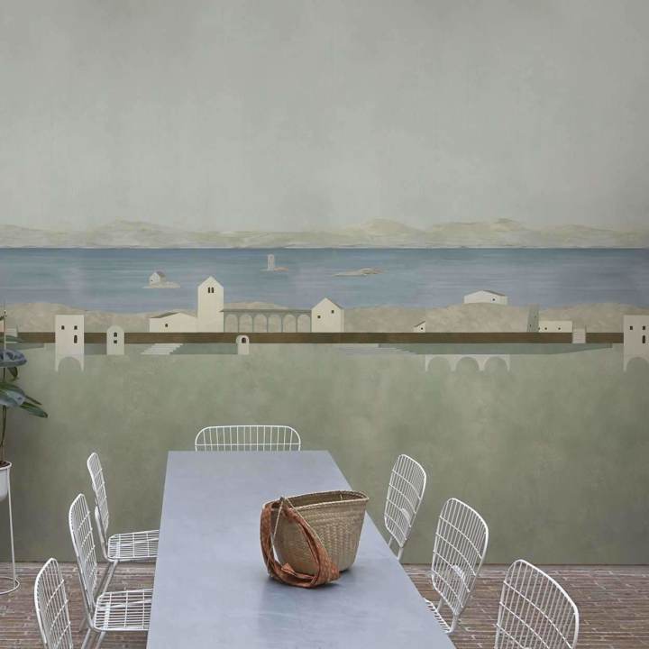 Elvira Solana - Tierra wallpaper van Coordonne