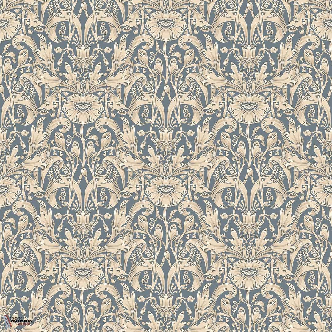 Emil behang-Sandberg-Indigo blue-Rol-Selected Wallpapers-Interiors