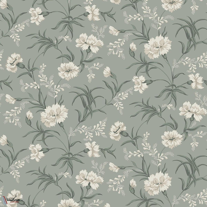 Emilie behang-Sandberg-Garden green-Rol-Selected Wallpapers-Interiors