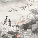 Enchanted Bay behang-Les Dominotiers-Selected Wallpapers-Interiors