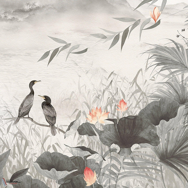 Enchanted Bay behang-Les Dominotiers-Selected Wallpapers-Interiors