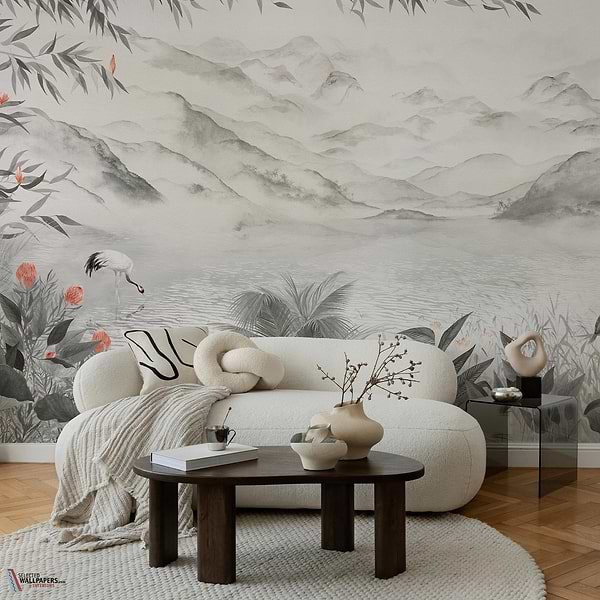 Enchanted Bay behang-Les Dominotiers-Selected Wallpapers-Interiors