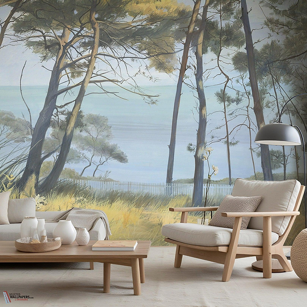 Entre les Pins behang-Les Dominotiers-Selected Wallpapers-Interiors