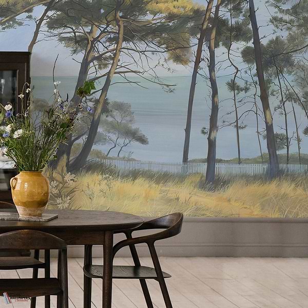 Entre les Pins behang-Les Dominotiers-Selected Wallpapers-Interiors