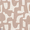 Entrelacs stof-Casamance-Rose Poudre-Meter (M1)-Selected-Wallpapers-Interiors